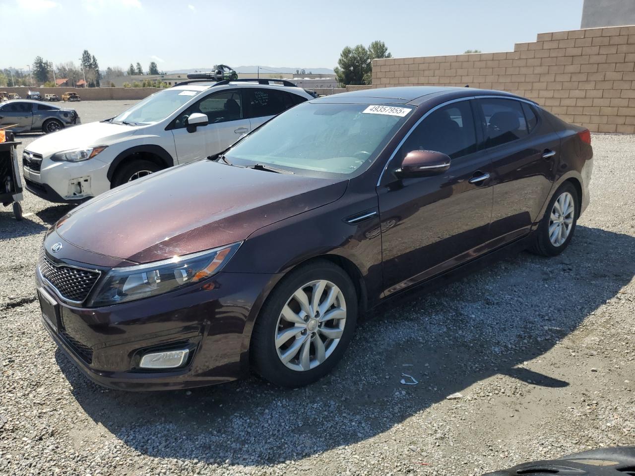 2014 Kia Optima Ex de vânzare în Mentone, CA - Mechanical