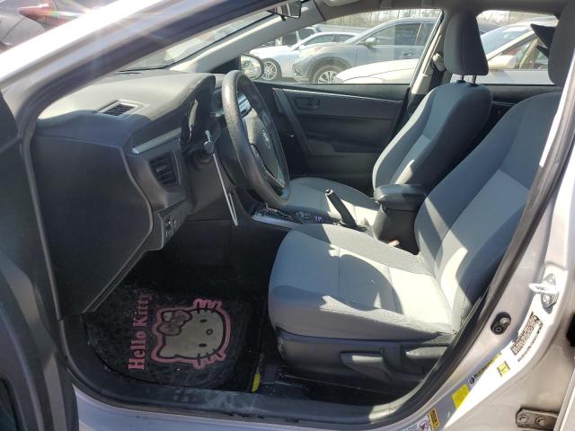 Sedans TOYOTA COROLLA 2015 Silver