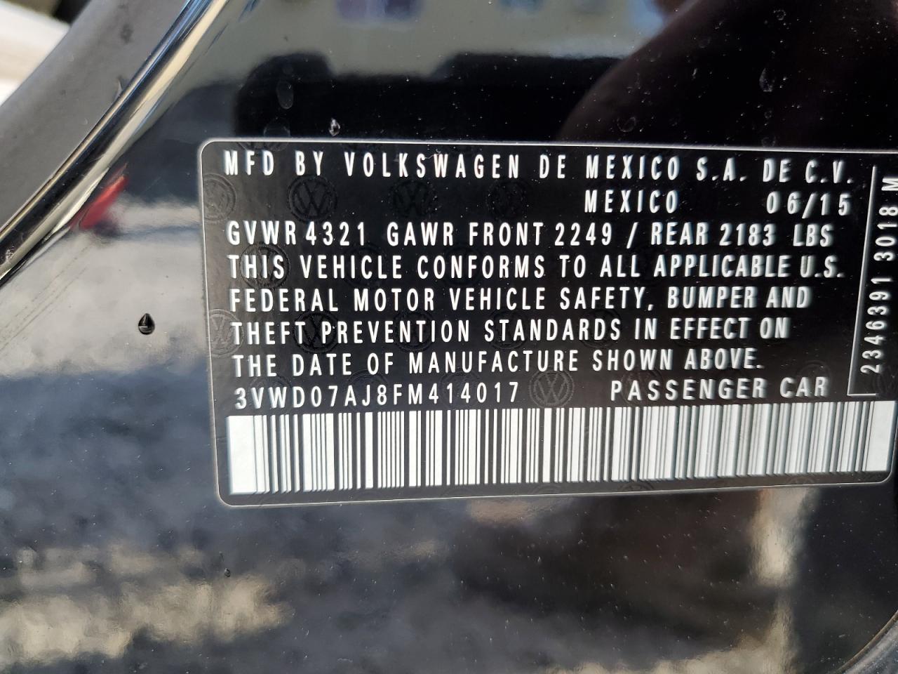 2015 Volkswagen Jetta - Image 14