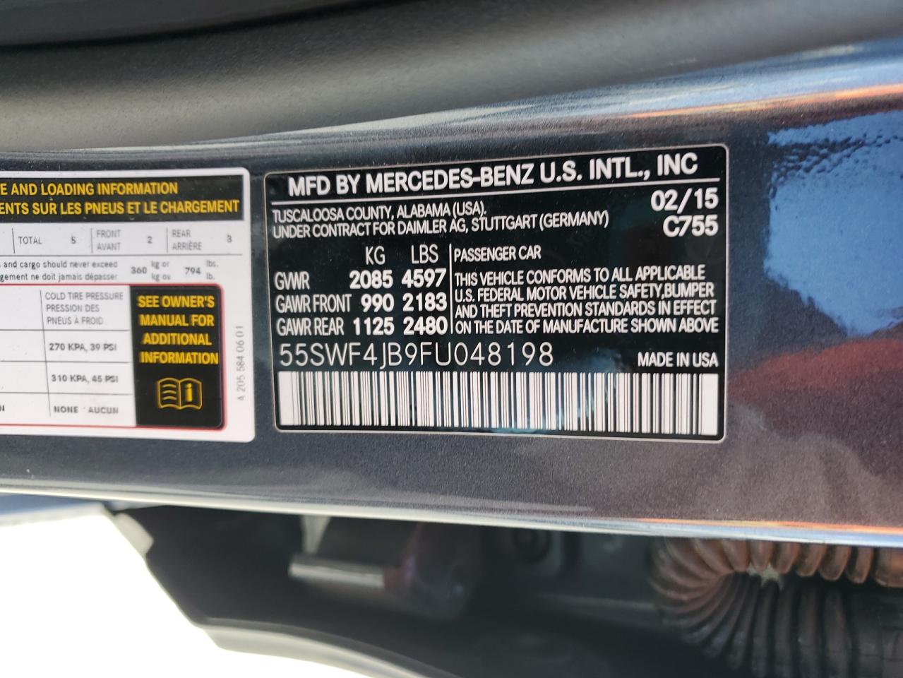 2015 Mercedes-Benz C-klasse - Image 14