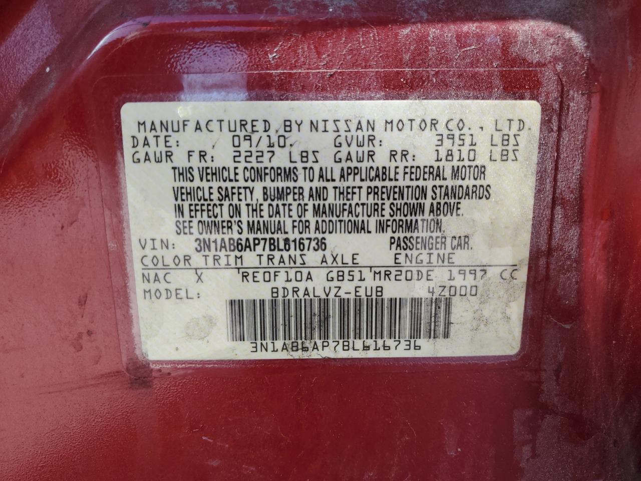 2011 Nissan Sentra - Image 14