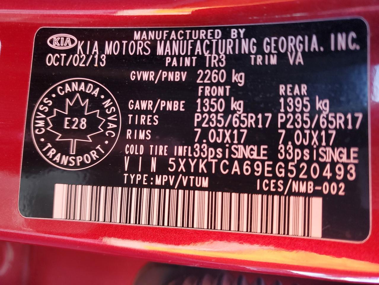 2014 Kia Sorento - Image 13