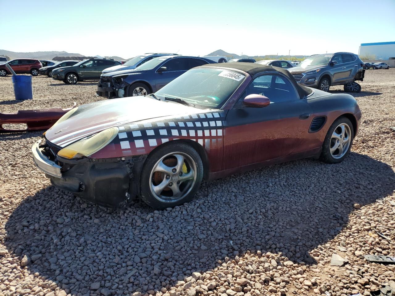 1997 Porsche Boxster brown null gasoline WP0CA2985VS622720 photo #1