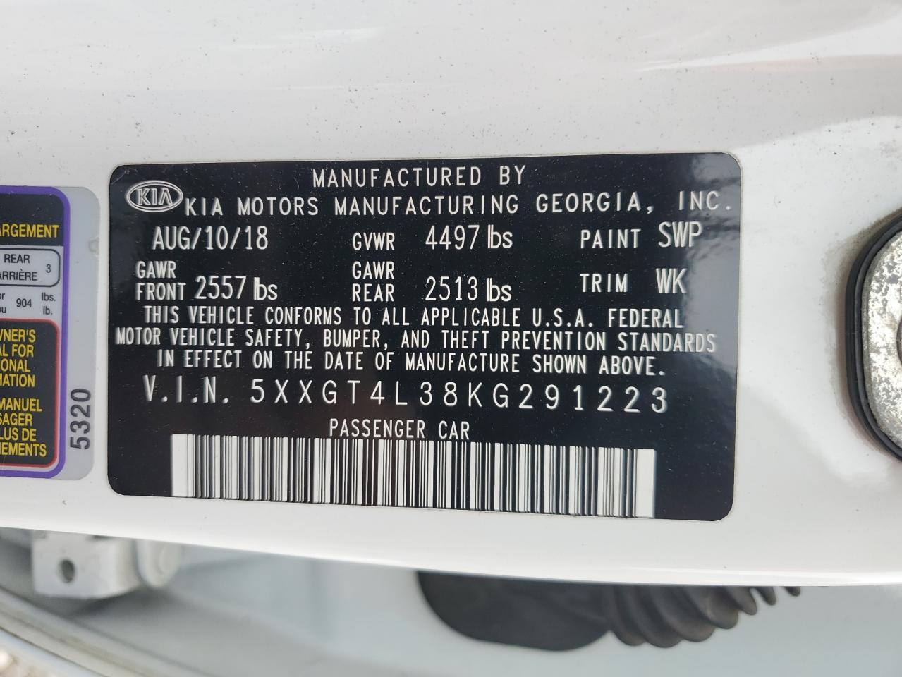 2019 Kia Optima - Image 12