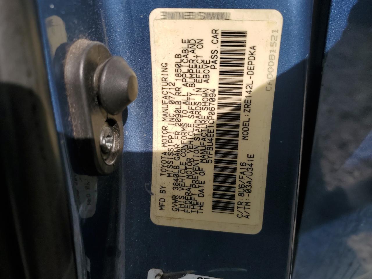 2012 Toyota Corolla - Image 14