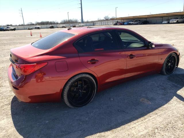  INFINITI Q50 2014 Czerwony