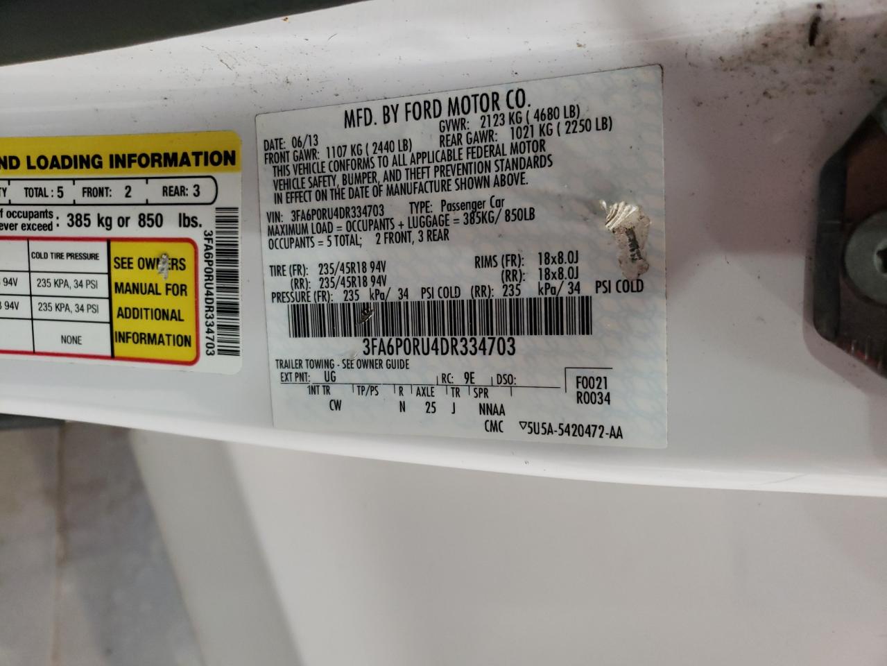 2013 Ford Fusion - Image 12