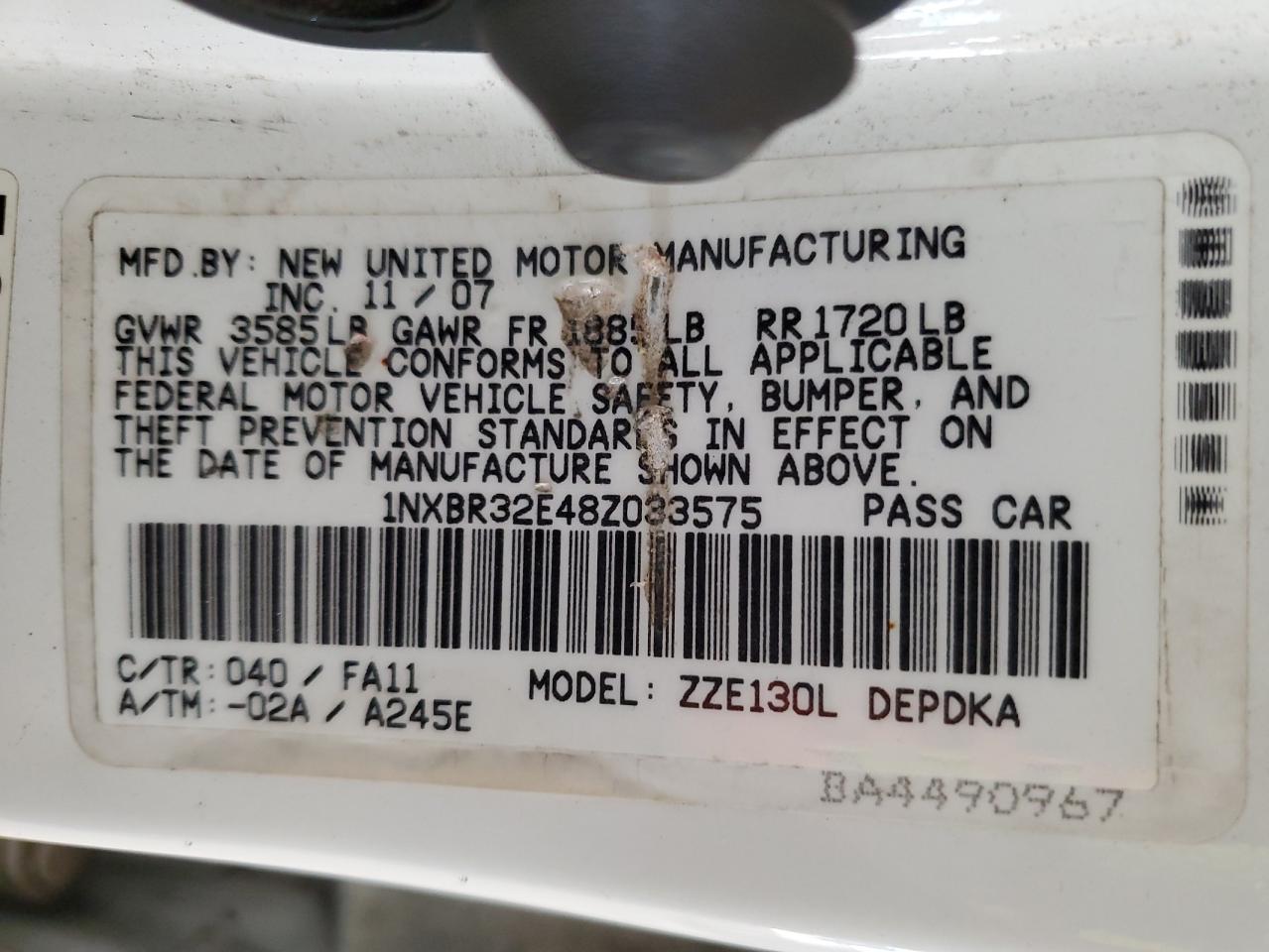 2008 Toyota Corolla - Image 14
