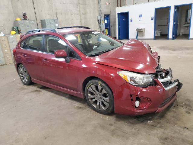  SUBARU IMPREZA 2014 Красный