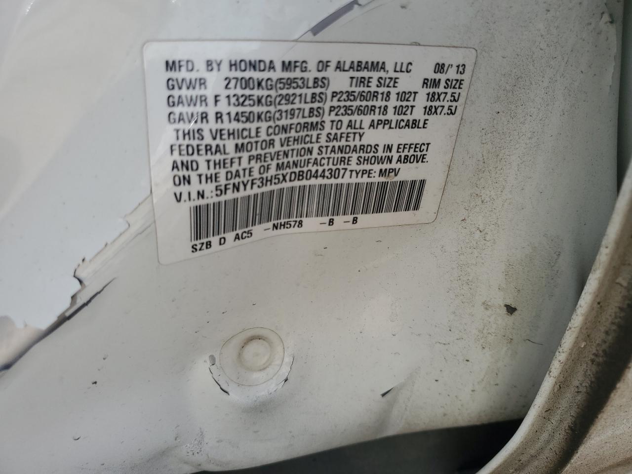 2013 Honda Pilot - Image 15