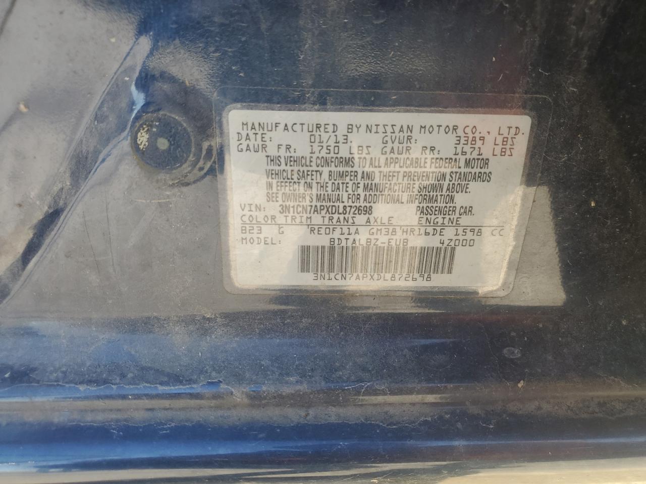 2013 Nissan Versa - Image 12