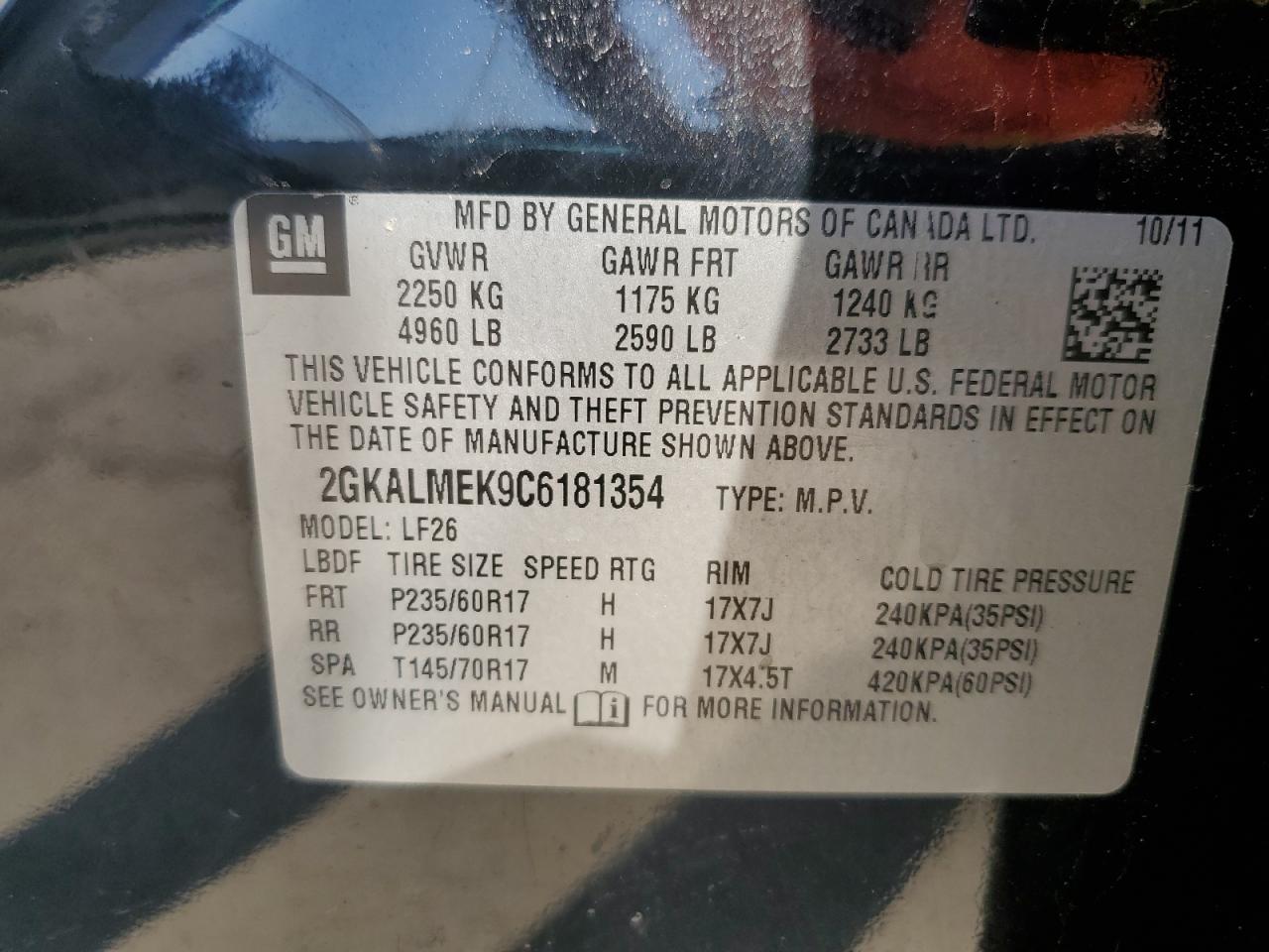 2012 GMC Terrain - Image 13