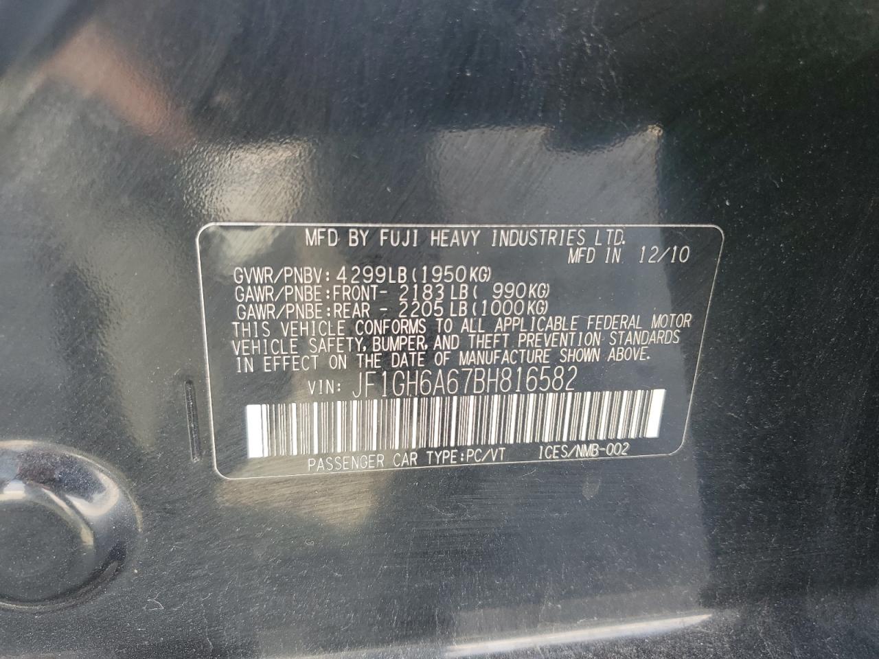 2011 Subaru Impreza - Image 12