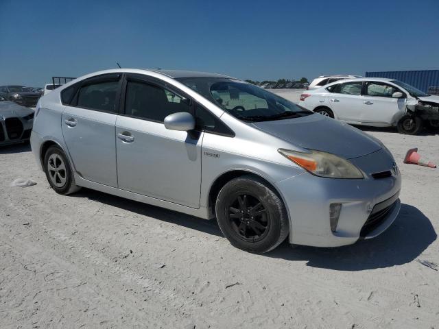 Hatchbacks TOYOTA PRIUS 2014 Srebrny
