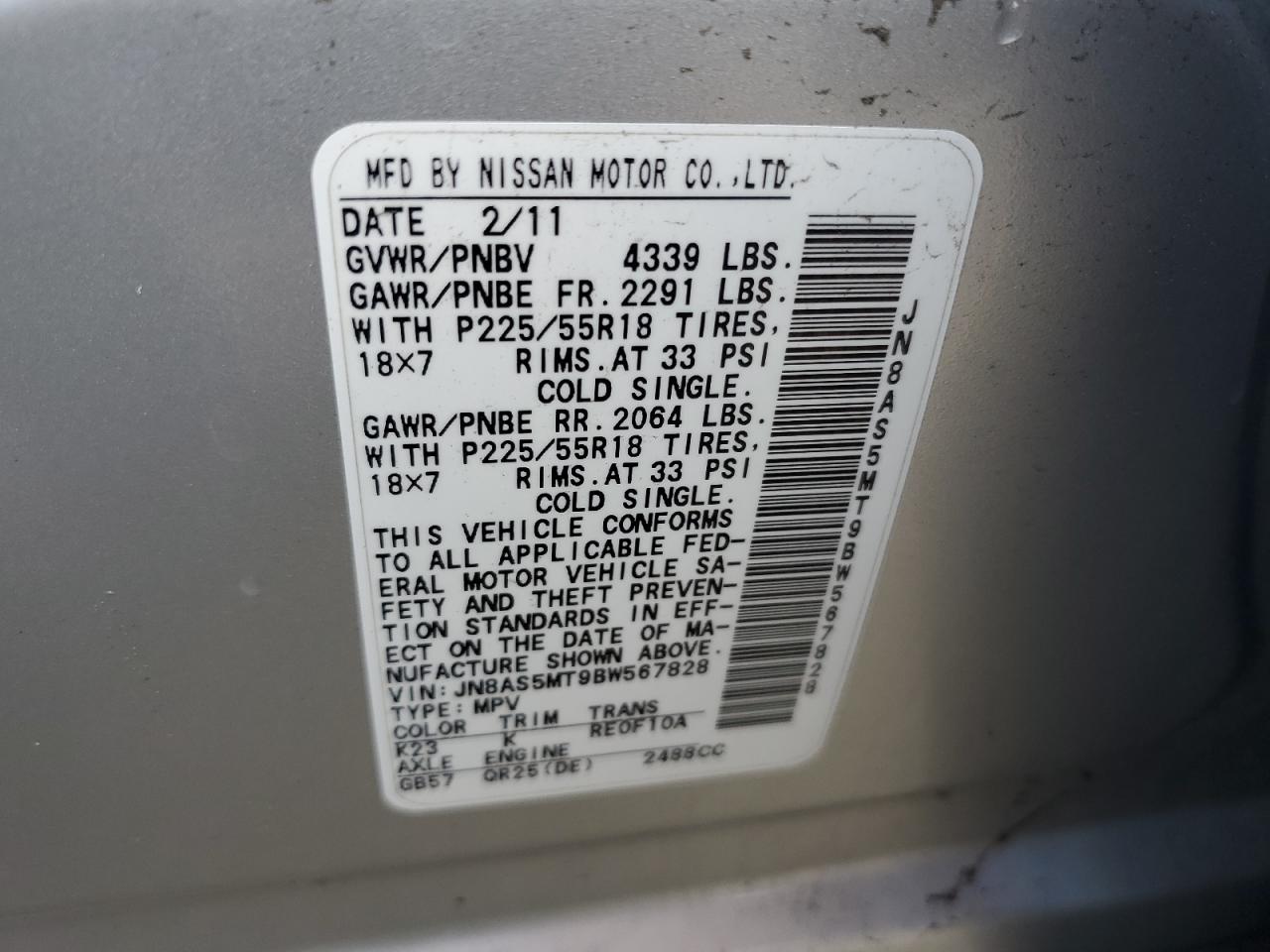 2011 Nissan Rogue - Image 16