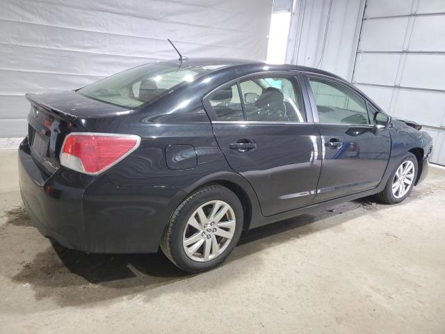 Sedans SUBARU IMPREZA 2016 Czarny