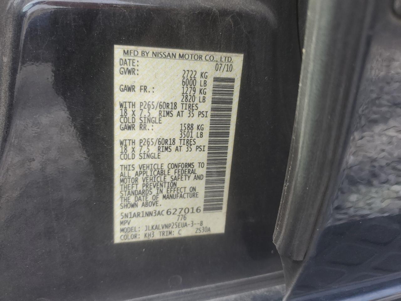 2010 Nissan Pathfinder - Image 13