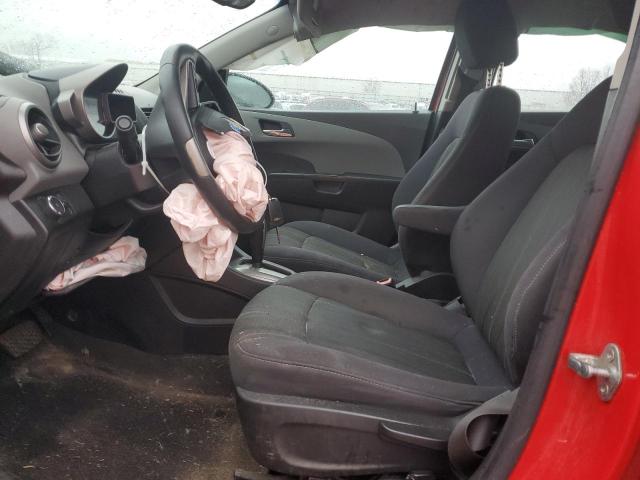  CHEVROLET SONIC 2012 Червоний