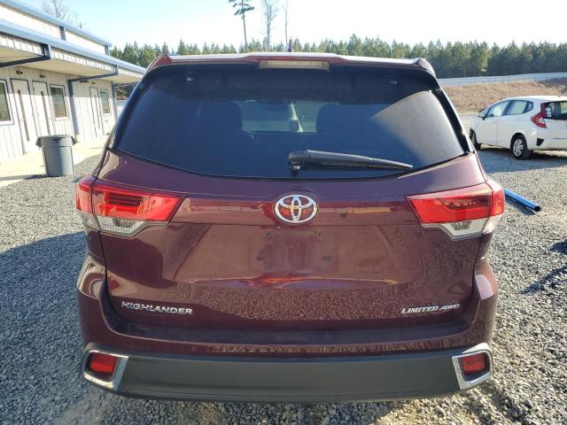  TOYOTA HIGHLANDER 2018 Burgundy