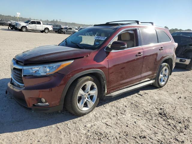  TOYOTA HIGHLANDER 2015 Bordowy
