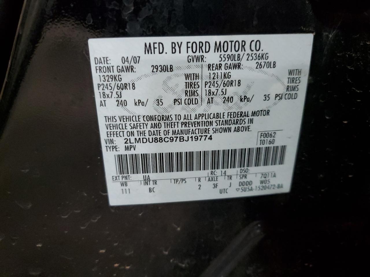 2007 Lincoln MKX - Image 12