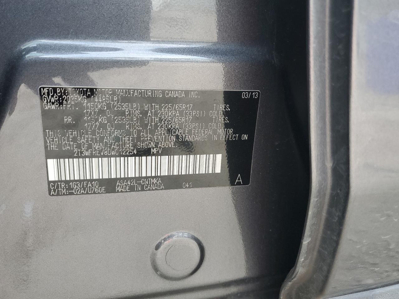 2013 Toyota RAV 4 - Image 15