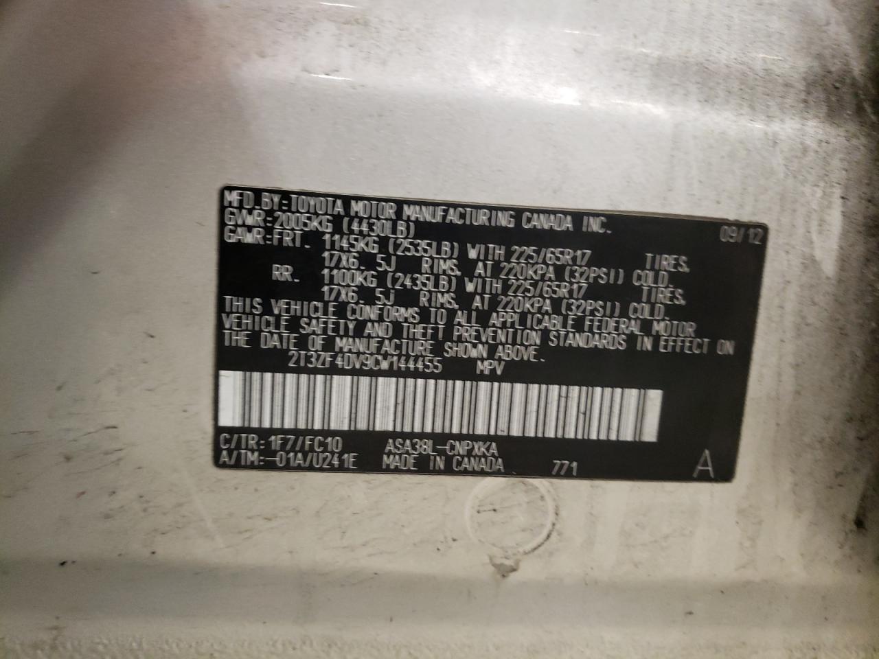 2012 Toyota RAV 4 - Image 15