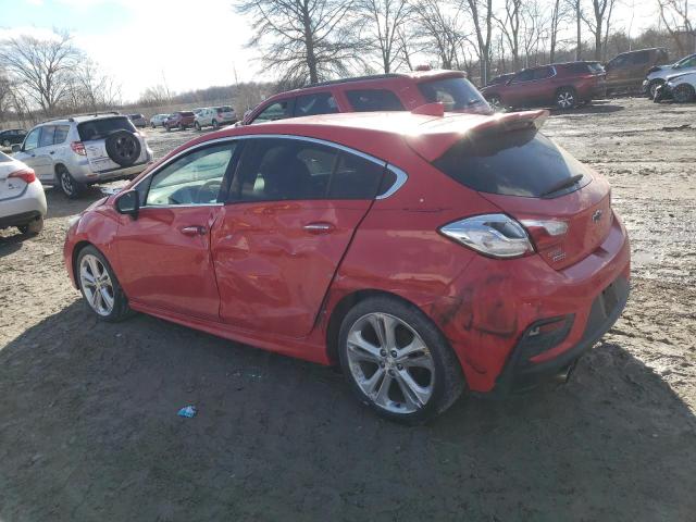  CHEVROLET CRUZE 2017 Czerwony