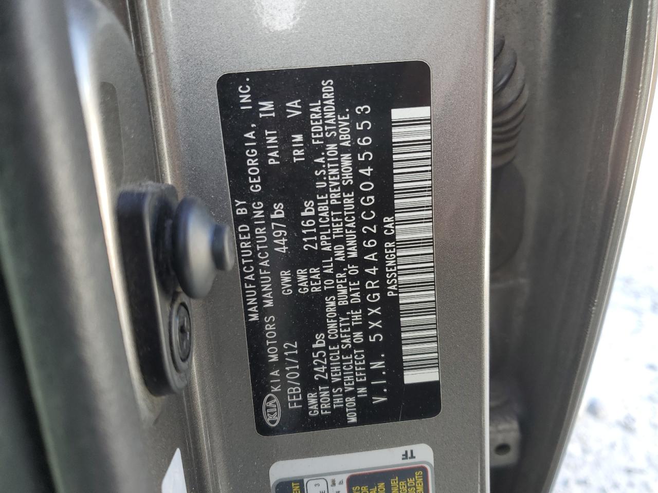 2012 Kia Optima - Image 12