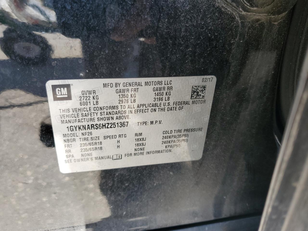 2017 Cadillac XT5 - Image 14