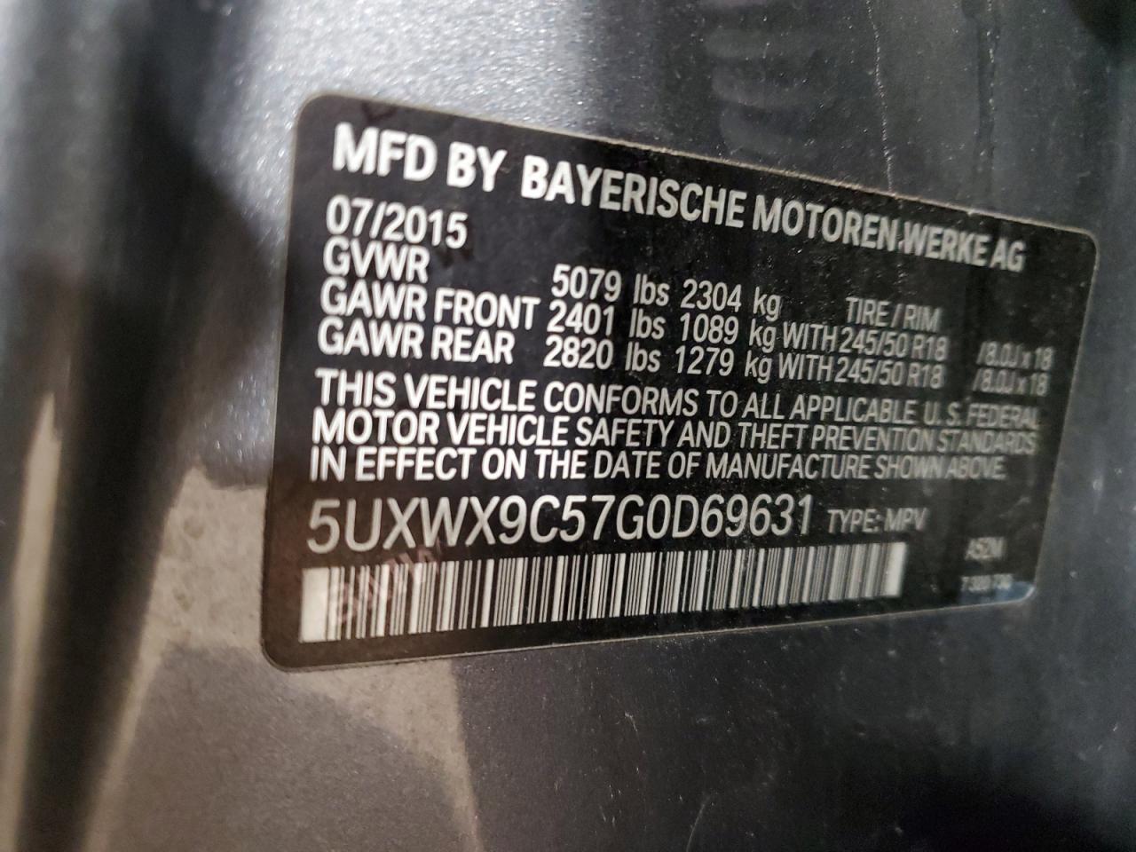 2016 BMW X3 - Image 13