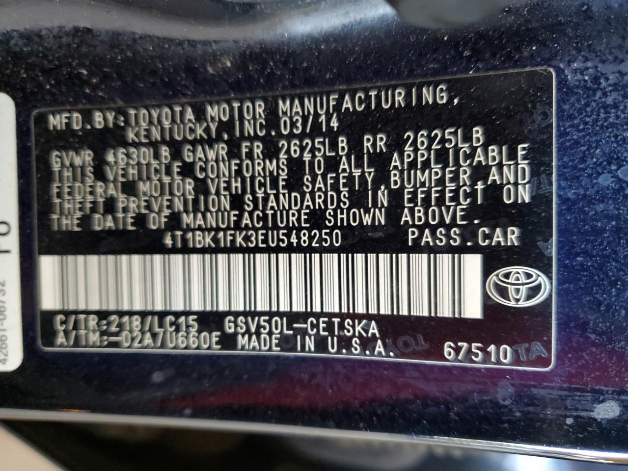 2014 Toyota Camry - Image 12