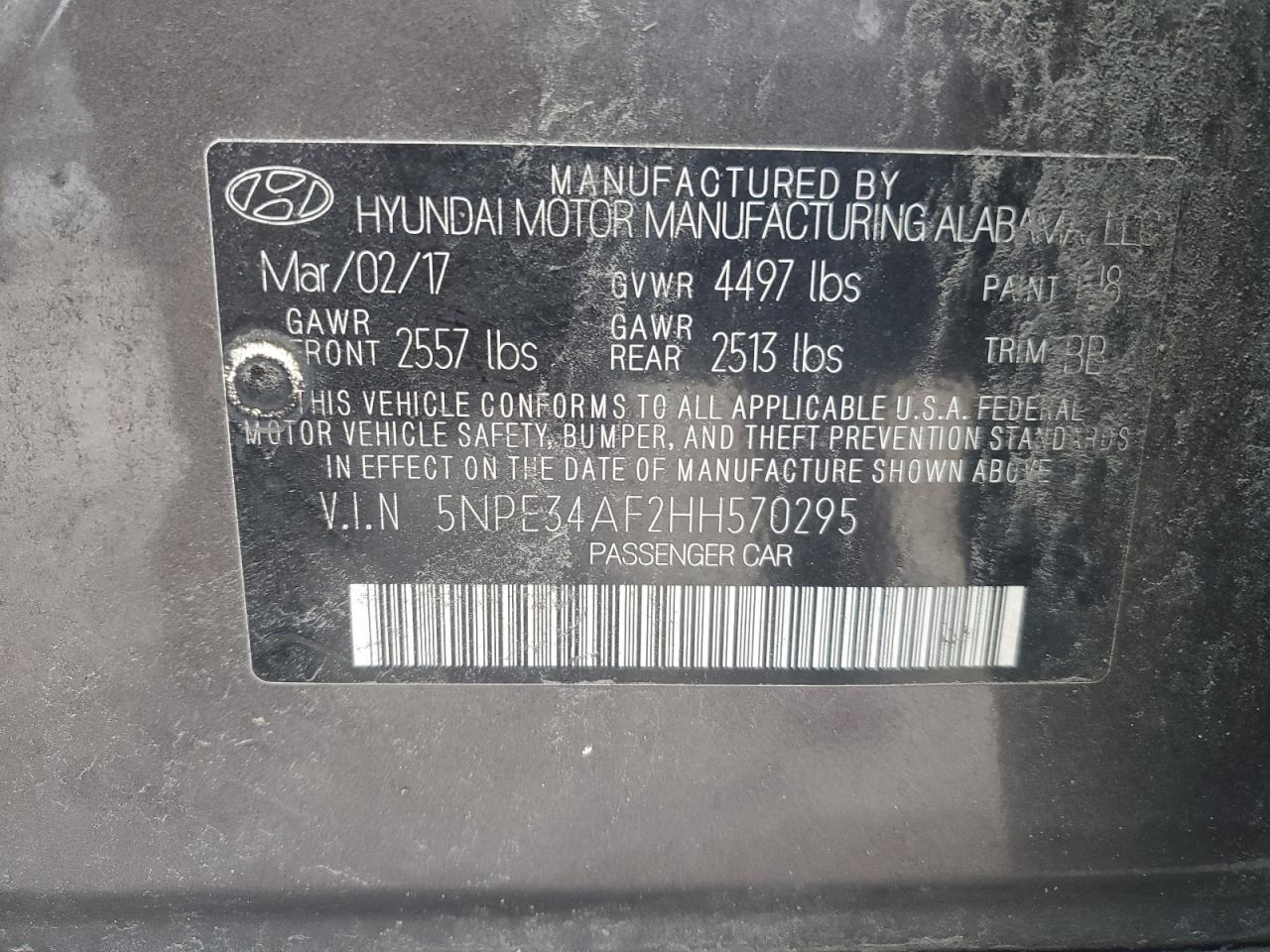2017 Hyundai Sonata - Image 12