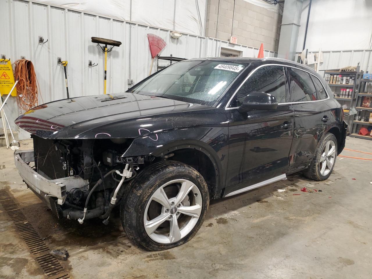 2020 Audi Q5 Premium იყიდება Mcfarland-ში, WI - Undercarriage