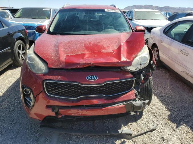  KIA SPORTAGE 2017 Червоний