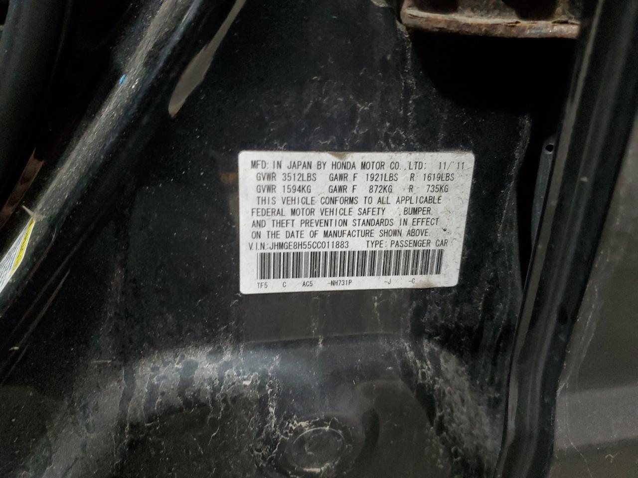2012 Honda Fit - Image 12
