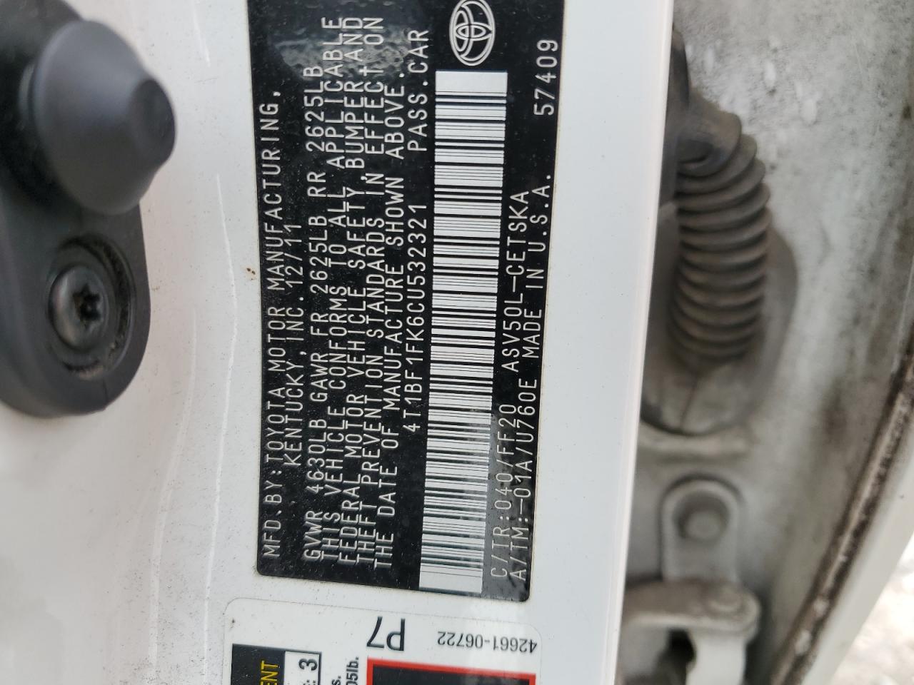 2012 Toyota Camry - Image 12