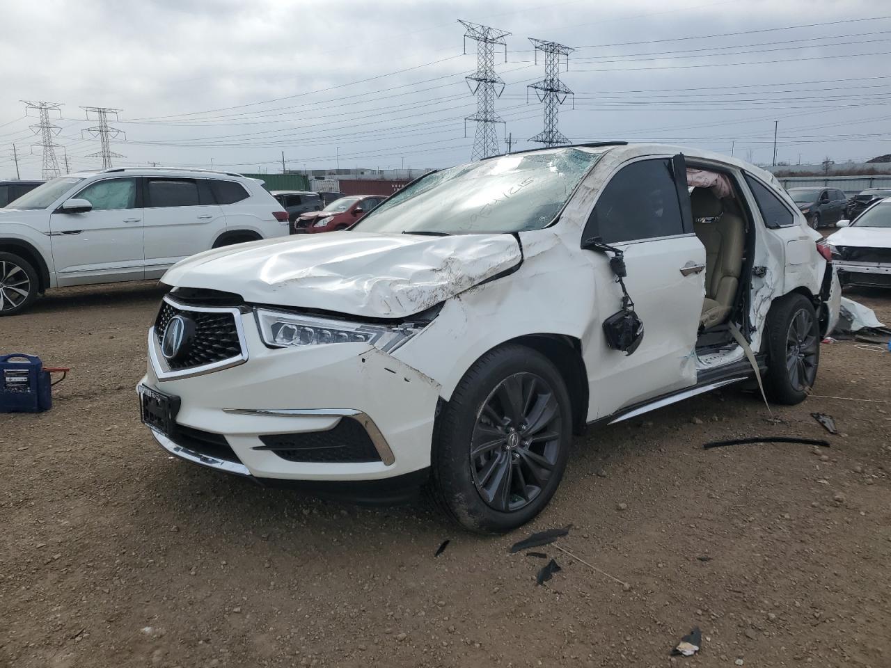2018 Acura Mdx Technology للبيع في Elgin، IL - All Over