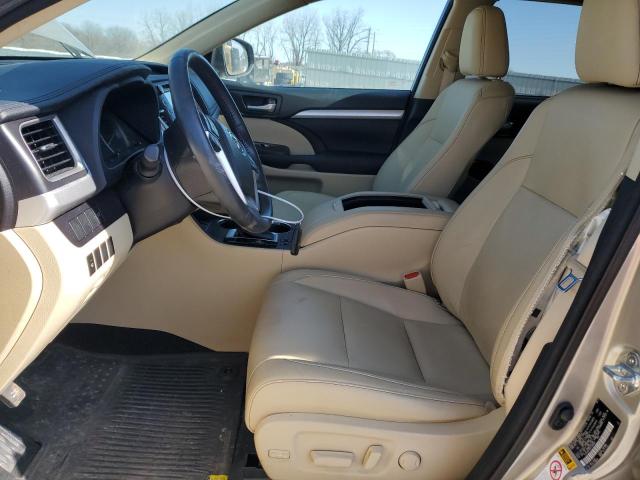  TOYOTA HIGHLANDER 2015 tan
