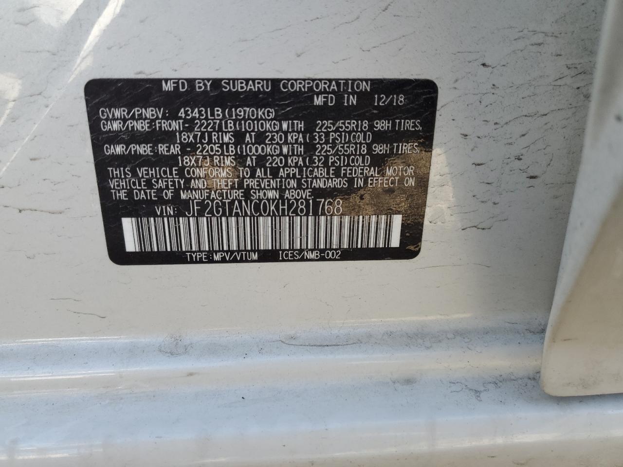 2019 Subaru XV - Image 12