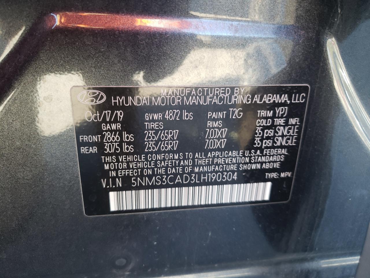 2020 Hyundai Santa Fe - Image 13
