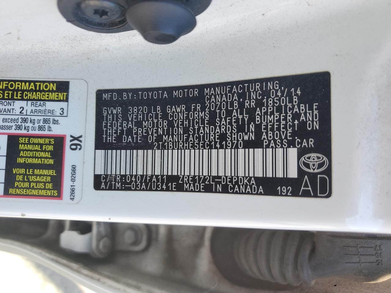 2014 Toyota Corolla - Image 14