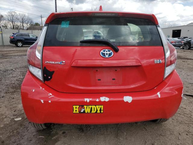  TOYOTA PRIUS 2016 Red