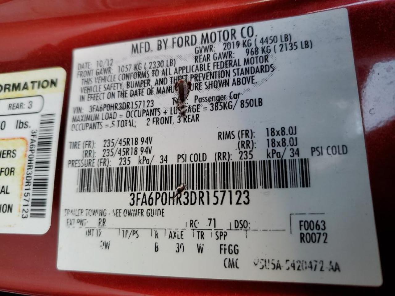2013 Ford Fusion - Image 14