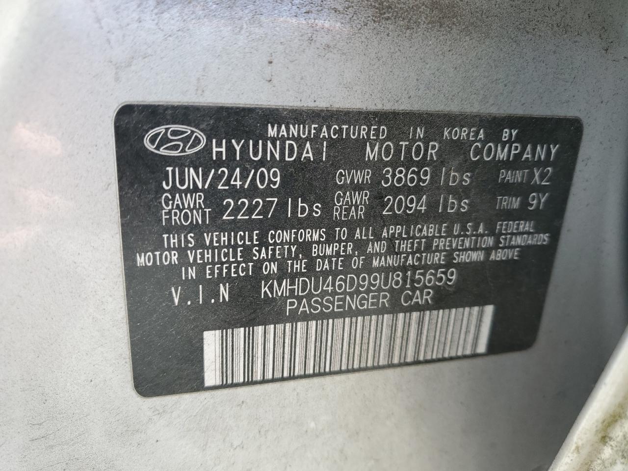 2009 Hyundai Elantra - Image 13