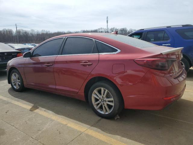  HYUNDAI SONATA 2015 Czerwony