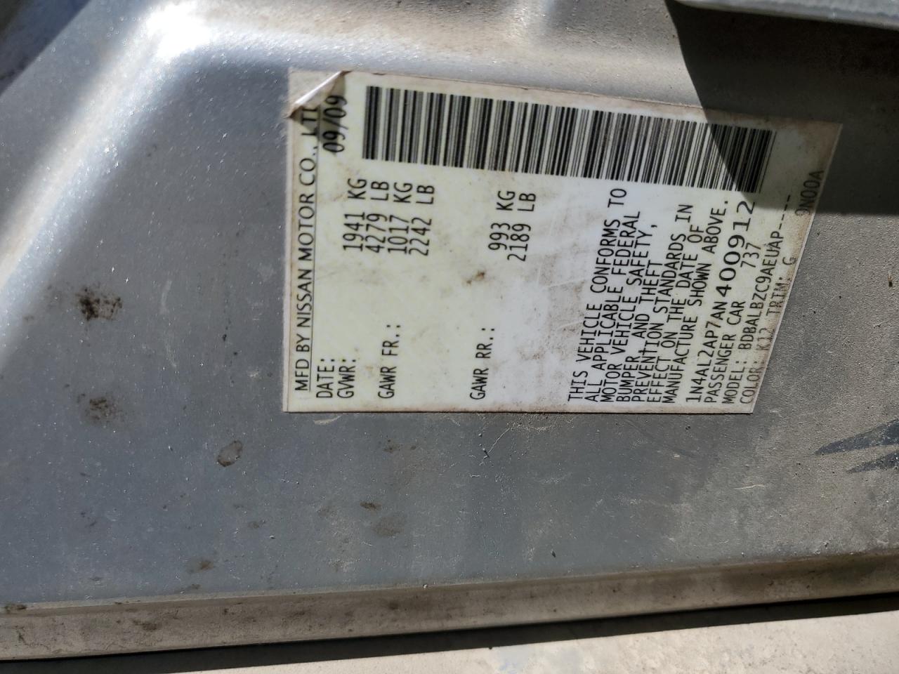 2010 Nissan Altima - Image 12