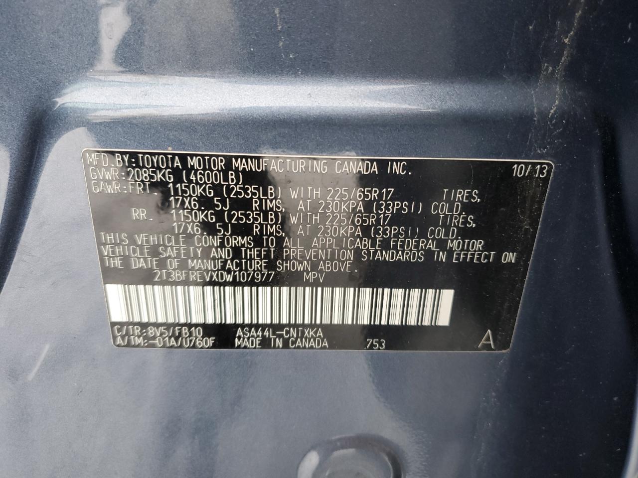 2013 Toyota RAV 4 - Image 14