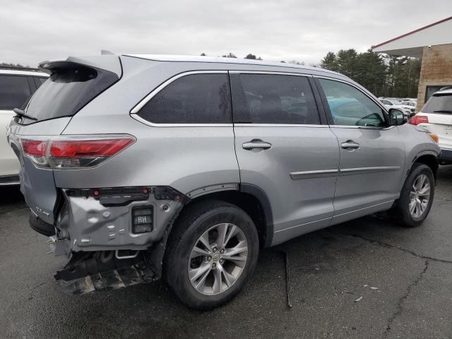  TOYOTA HIGHLANDER 2015 Srebrny