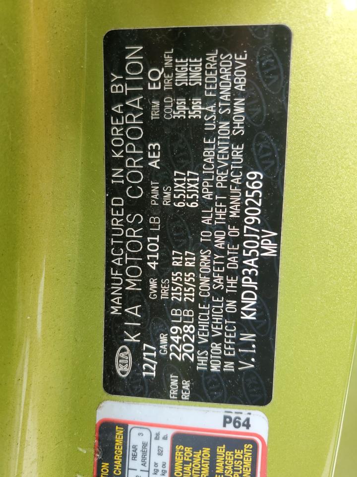 KNDJP3A50J7902569 KIA SOUL 2018